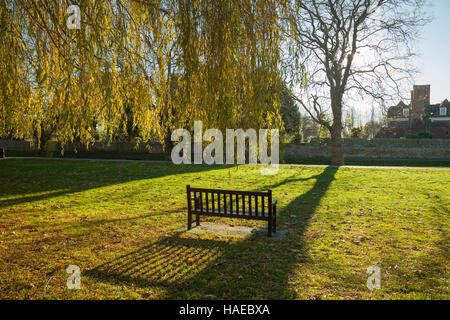 Herbstnachmittag in Sandwich, Kent, England. Stockfoto