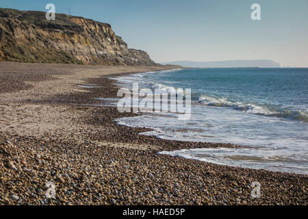 Strand von Hengistbury Kopf, Warren Hügel, Dorset, Großbritannien Stockfoto