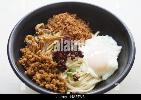 Malaysia-Chili Pan Mee Stockfoto