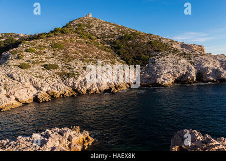 Marseille Callelongue Bouches du Rhone 13 PACA Frankreich Europa / / Bezirk von Callelongue in Marseille Bouches du Rhone 13 PACA Frankreich Europa Stockfoto