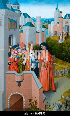 Legende der heiligen Ursula, vom Meister der Legende der heiligen Ursula, ca. 1482, Groeningemuseum, Brügge, West-Flandern, Belgien, Europa Stockfoto