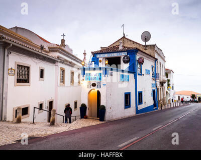 Blue Bell Bar in Albuferia - Region Algarve, Portugal Stockfoto