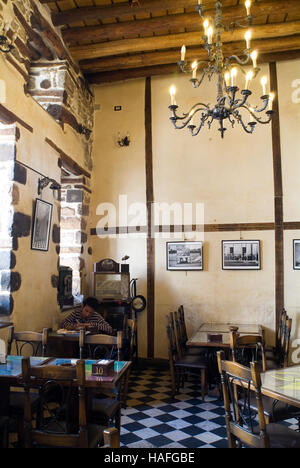 Ninar Art Cafe in Christian Quarter von Damaskus Old Town in Syrien vor dem Krieg Stockfoto