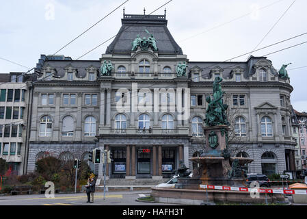 St. Gallen, Schweiz - 23. November 2016: Haus an der alten St. Gallen in der Schweiz Stockfoto