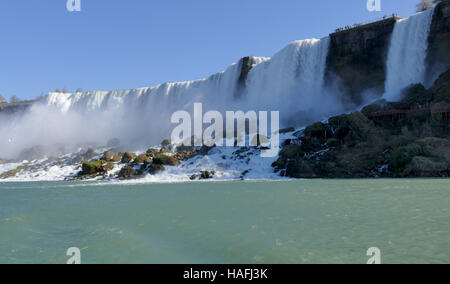 Kanadische Seite der Niagara Fälle Stockfoto