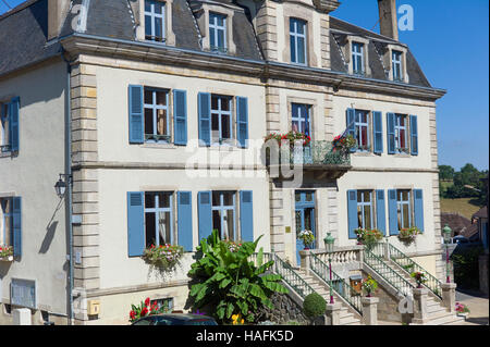 Hotel de Ville zu Solignac. Frankreich. Stockfoto