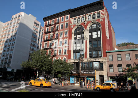 Die C.O Bigelow Chemiker speichern (Bigelow Apotheke Gebäude) auf Sixth Avenue, Greenwich Village, New York City, Vereinigte Staaten. Stockfoto