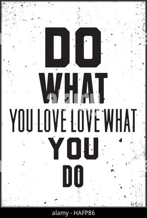 Vintage motivierenden Zitat Typografie. Grunge Hintergrund Stock Vektor