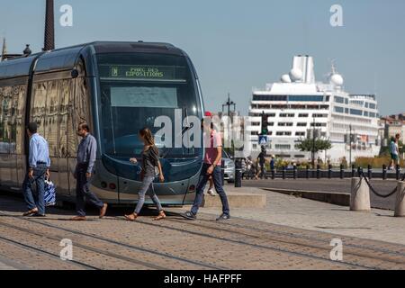 ABBILDUNG DER STADT BORDEAUX, (33) GIRONDE, AQUITAINE, FRANKREICH Stockfoto