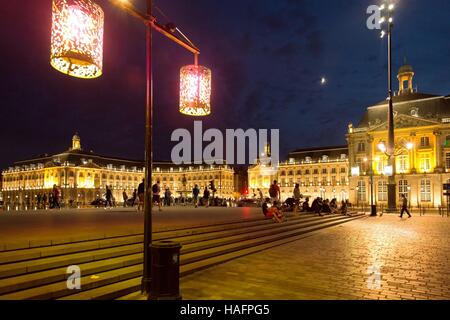 ABBILDUNG DER STADT BORDEAUX, (33) GIRONDE, AQUITAINE, FRANKREICH Stockfoto