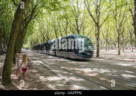 ABBILDUNG DER STADT BORDEAUX, (33) GIRONDE, AQUITAINE, FRANKREICH Stockfoto