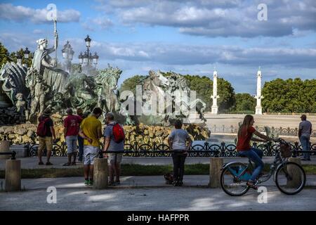 ABBILDUNG DER STADT BORDEAUX, (33) GIRONDE, AQUITAINE, FRANKREICH Stockfoto