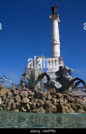 ABBILDUNG DER STADT BORDEAUX, (33) GIRONDE, AQUITAINE, FRANKREICH Stockfoto