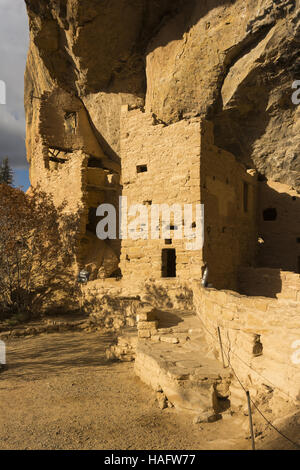 Colorado, Mesa Verde Nationalpark, Fichte Baumhaus Stockfoto