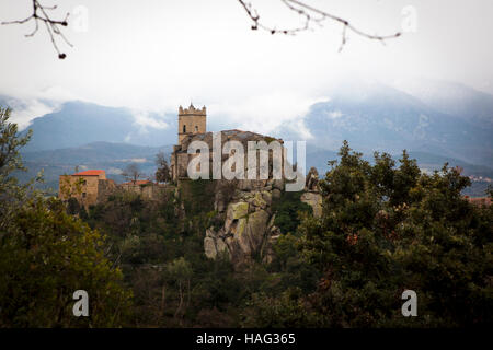 Kirche von Saint Vincent, Eus, Prades, Frankreich Stockfoto