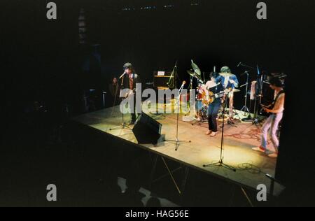 Telefon-französischer Rock-Band Konzert live Philippe Gras / Le Pictorium Stockfoto