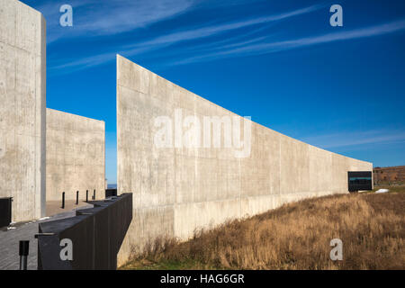 Shanksville, Pennsylvania - Komplex am Flight 93 National Memorial Visitor Center. Stockfoto