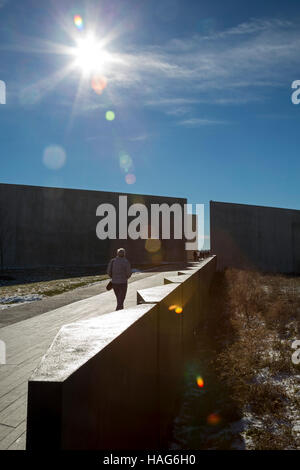 Shanksville, Pennsylvania - Komplex am Flight 93 National Memorial Visitor Center. Stockfoto