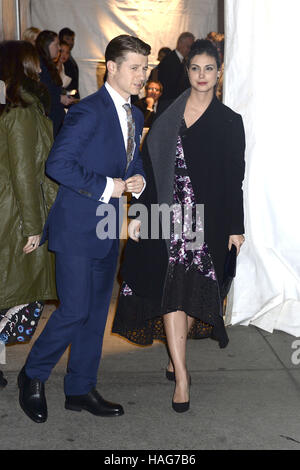 New York City. 28. November 2016. Ben McKenzie und Morena Baccarin besuchen Sie den 26. jährliche Gotham Independent Film Awards im Cipriani Wall Street in New York City am 28. November 2016. | Verwendung Weltweit © Dpa/Alamy Live-Nachrichten Stockfoto