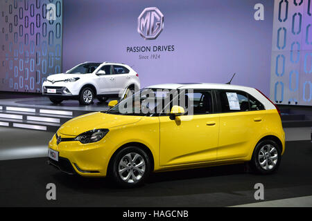 Nonthaburi, Thailand. 30. November 2016. NONTHABURI - 30 NOVEMBER: MG3 Auto auf dem Display an Thailand International Motor Expo 2016 am 30. November 2016 in Nonthaburi, Thailand. Bildnachweis: Chatchai Somwat/Alamy Live-Nachrichten Stockfoto