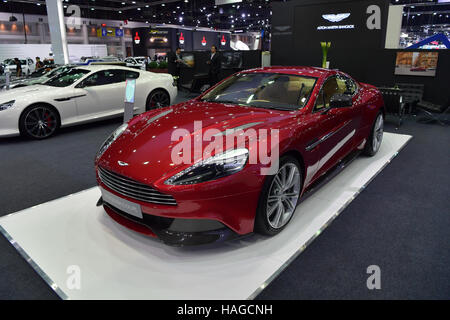 Nonthaburi, Thailand. 30. November 2016. NONTHABURI - 30 NOVEMBER: Aston Martin Vanquish Coupe Auto auf dem Display an Thailand International Motor Expo 2016 am 30. November 2016 in Nonthaburi, Thailand. Bildnachweis: Chatchai Somwat/Alamy Live-Nachrichten Stockfoto