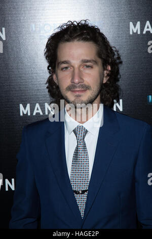 Hollywood, USA. 30. November 2016. Shia LaBeouf besucht die Premiere von Lionsgate Premiere "Man Down" im ArcLight Hollywood am 30. November 2016 in Hollywood, Kalifornien Credit: The Foto Zugang/Alamy Live News Stockfoto