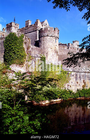 Cahir Castle. Tipperary. Irish Castle, Irland. Alten Ostirland. Butler Weg. Mittelalterliches Irland, River Suir, Stockfoto