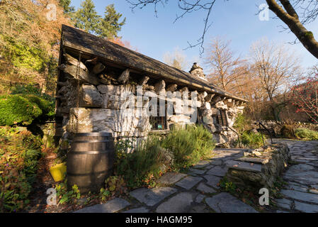 Ty Rumpf hässliche Haus Betws y Coed Nordwales Uk. Stockfoto