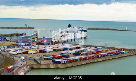 Dover östlichen Docks UK Stockfoto