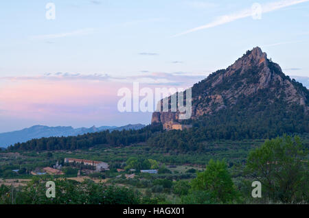 Muntanya Santa Barbara / Sankt Barbara Berg, Horta de Sant Joan, Katalonien Stockfoto