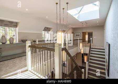 Innere des Luxus-Haus in England Stockfoto