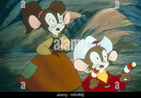 Ein American Tail: Fievel Goes West Jahr: 1991 USA Regie: Phil Nibbelink Simon Wells Animation Stockfoto