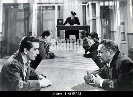 Haus des fremden Jahr: 1949 USA Regie: Joseph L. Mankiewicz Richard Conte, Edward G. Robinson Stockfoto