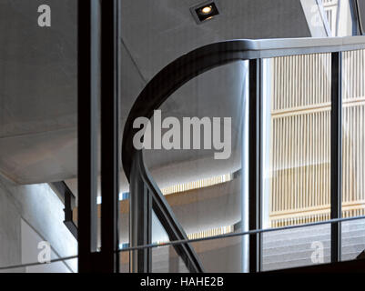 Treppe-Detail im Privathaus. Architektonische Lager, verschiedene, Vereinigtes Königreich. Architekt: n/a, 2016. Stockfoto