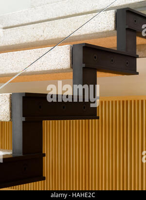 Treppe-Detail im Privathaus. Architektonische Lager, verschiedene, Vereinigtes Königreich. Architekt: n/a, 2016. Stockfoto