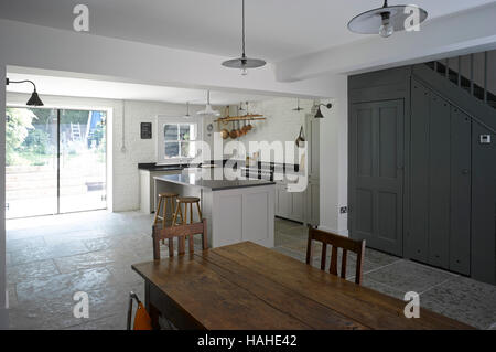 Innenraum des renovierten Hauses London. Architektonische Lager, verschiedene, Vereinigtes Königreich. Architekt: n/a, 2016. Stockfoto