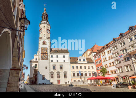 Rathaus von Goerlitz, Sachsen, Deutschland Stockfoto