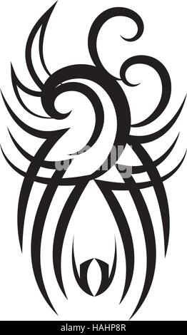 Ethnische Tribal Tattoo Symbol Vektor-Illustration-design Stock Vektor