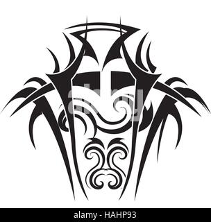 Ethnische Tribal Tattoo Symbol Vektor-Illustration-design Stock Vektor