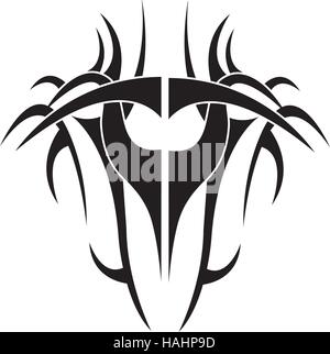 Ethnische Tribal Tattoo Symbol Vektor-Illustration-design Stock Vektor