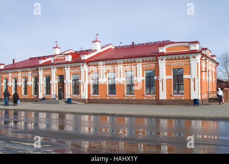 Jalutorowsk Bahnhof, Russland Stockfoto