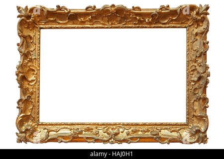 Goldene Bilderrahmen Stockfoto
