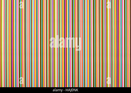Hintergrund der bunten Linien hintereinander Stockfoto