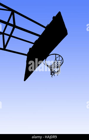 Basketballkorb Stockfoto