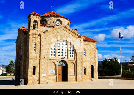 Die Kirche von Agios Georgios Tis Pegeias, Paphos, Zypern Stockfoto