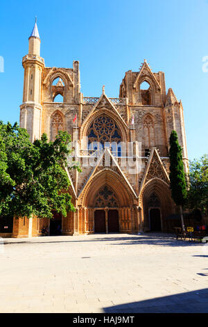 Lala Mustafa Pasa Camil Moschee, Famagusta, Ammochostos, Nord-Zypern Stockfoto