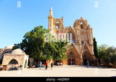 Lala Mustafa Pasa Camil Moschee, Famagusta, Ammochostos, Nord-Zypern Stockfoto