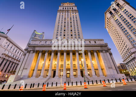 United States Court House im Civic Center District von New York City. Stockfoto