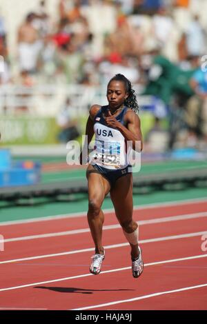 GAIL DEVERS USA Athen Griechenland 19. August 2004 Stockfoto