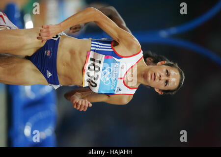 JOANNE PAVEY Großbritannien Athen Griechenland 20. August 2004 Stockfoto